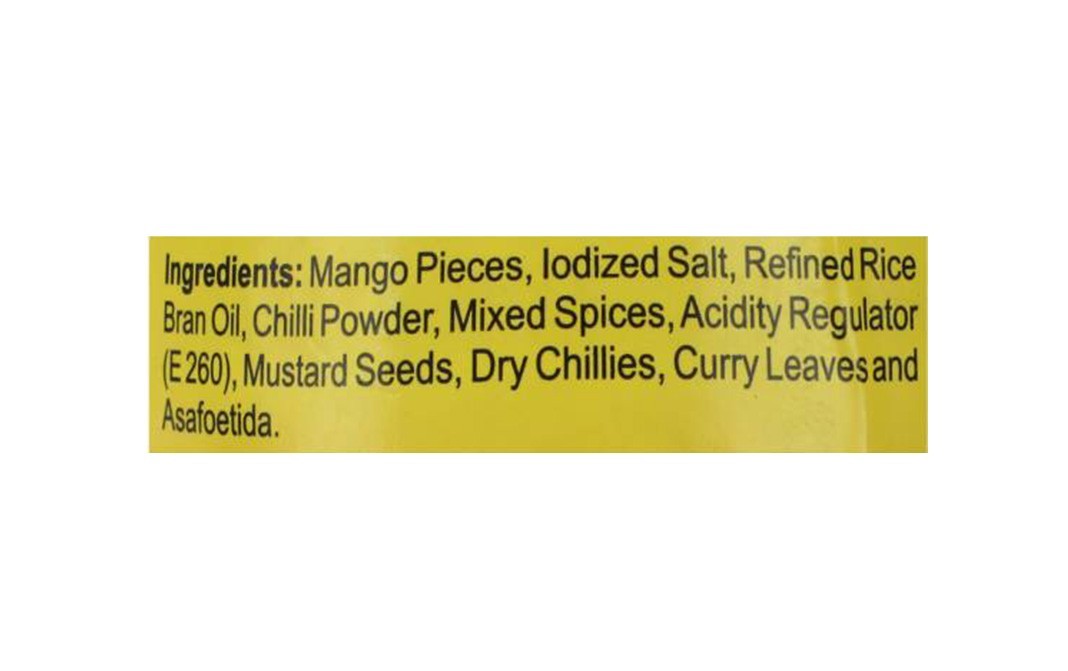 Priya Cut Mango Pickle (Without Garlic)   Glass Bottle  300 grams